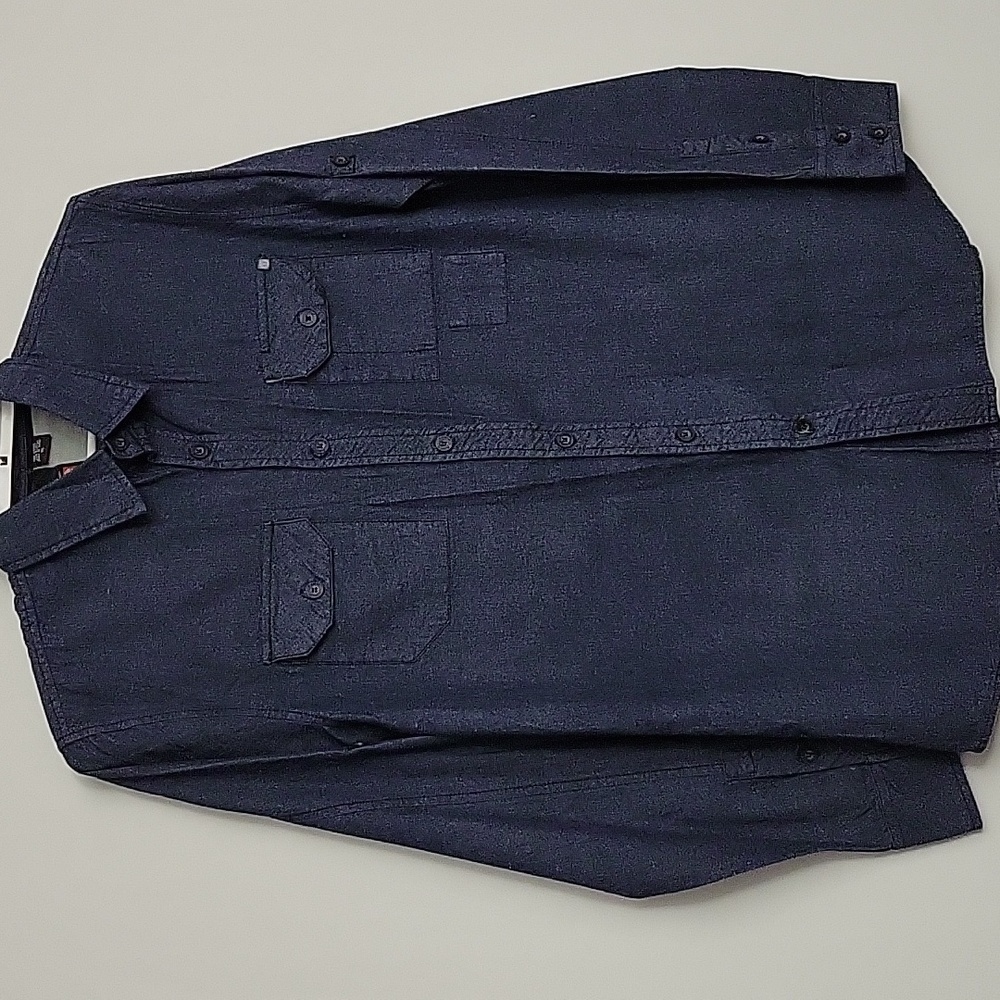 NWT Element Skatebords Denim L.S. Shirt Size XL